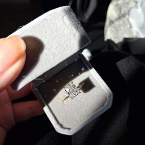 Gold Crushed Ice Ring